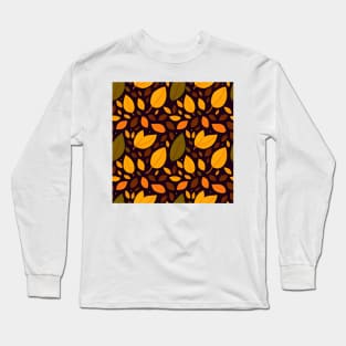 Autumn Leaves Design Long Sleeve T-Shirt